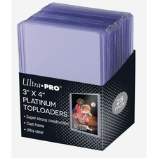 3 X 4 Ultra Clear Platinum 35pt Toploader 25ct