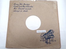 ANGELS 38 Golders Green LONDON NW11 78 rpm Advertising Sleeve WALL ART