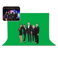 10 Ft x 12 Ft Photography Backdrop Green Screen, Green Background Non-Reflect...