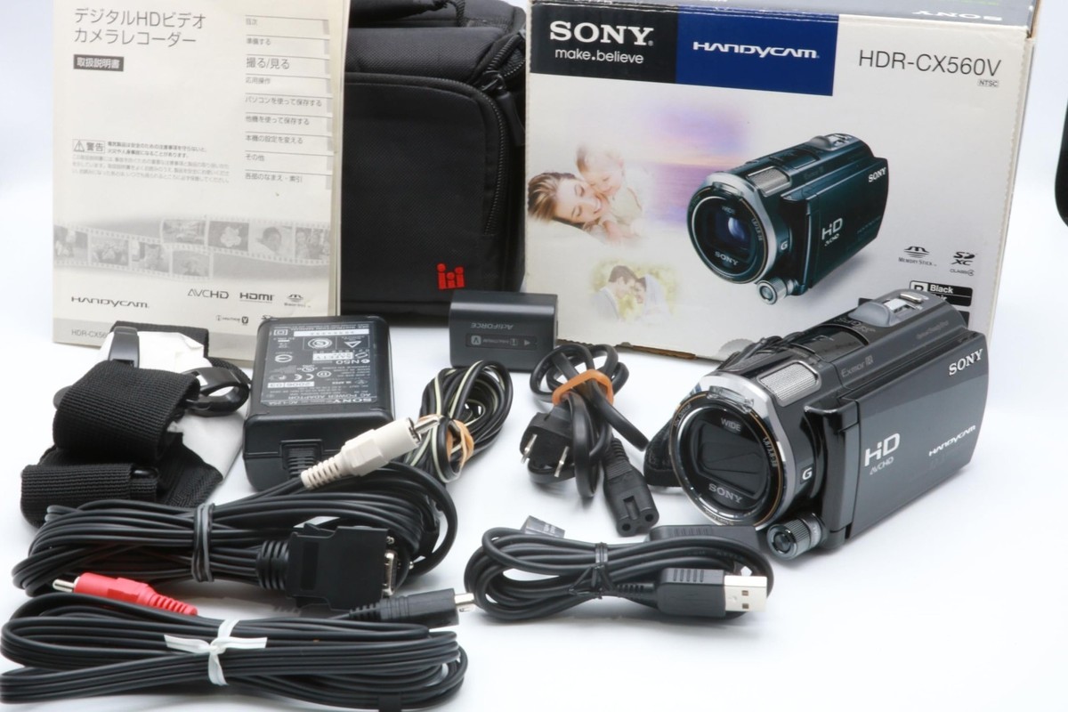 Near Mint】Sony HDR-CX560V High Definition Handycam Camcorder