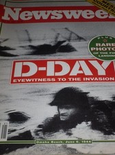 NEWSWEEK MAGAZINE MAY 1994 D-DAY EYEWITNESS TO INVATION SNOOPY AD ANDY WARHOL