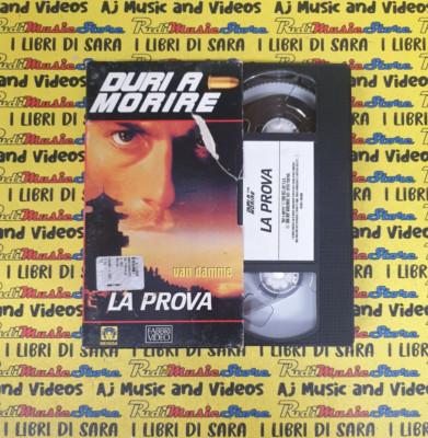 VHS Karton LA PROBE 1999 Jean Claude van Damme DURI A MORIRE MEDUSA (F90)