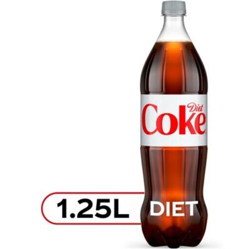 Diet Coke Soda 1.25 Liter 2 Bottle Fresh Refreshing Soft Drink Limited Stock - Picture 1 of 1