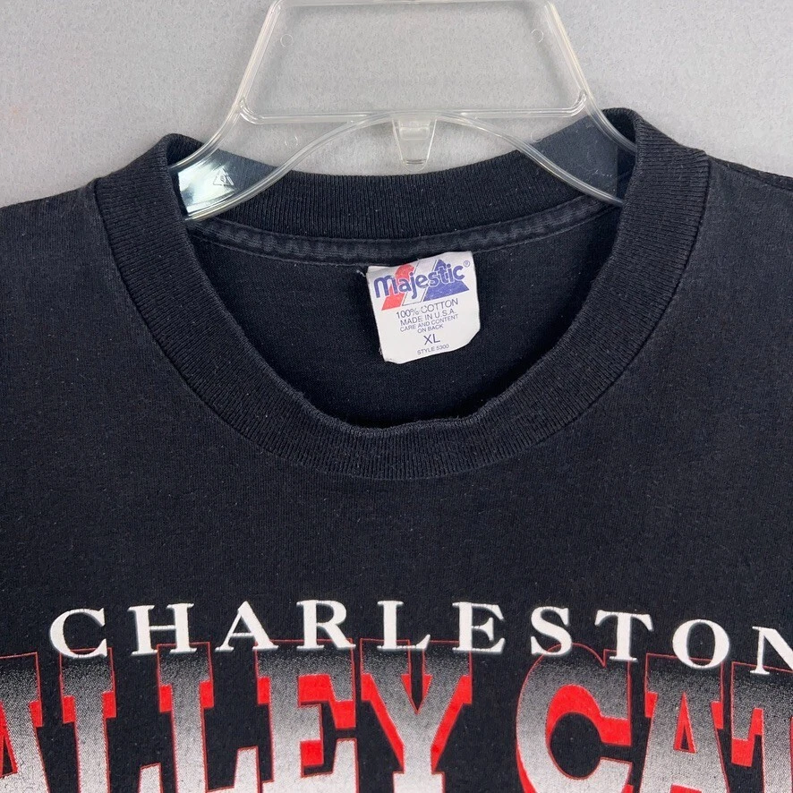 Vintage Charleston Alley Cats Shirt Adult XL Single Stitched MLB Baseball MiLB - Image 4 of 4