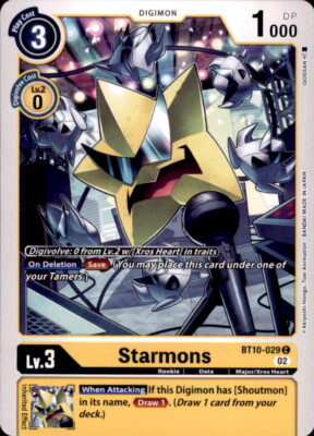 Digimon BT10-029 - Starmons - Common