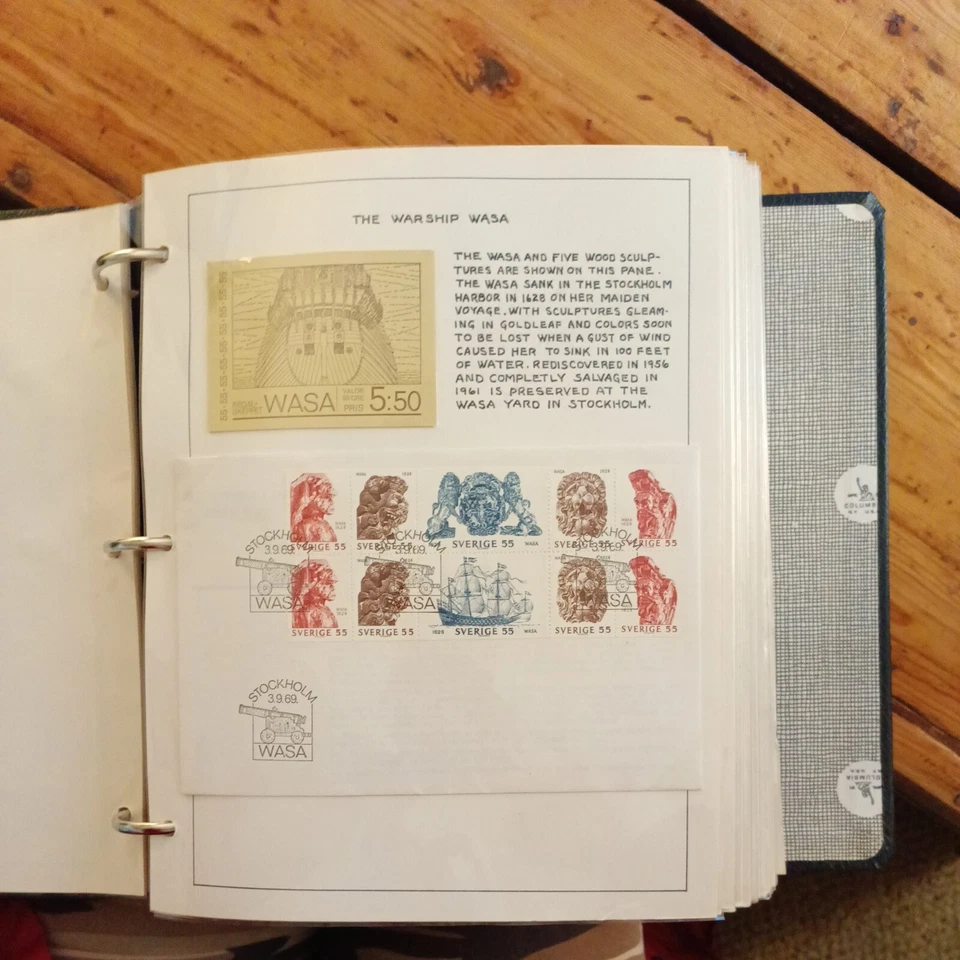 Sweden Stamp  Album 1967-82  Booklets First Day Covers Mint High catalog  - Image 3 of 4