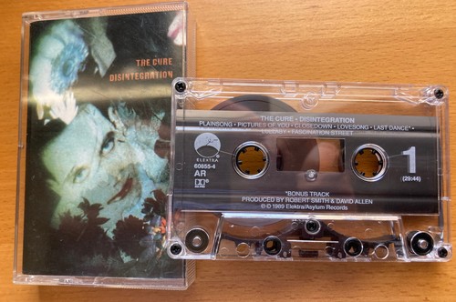 The Cure - Disintegration Elektra Cassette Tape 1989 - Near Mint