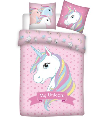 unicorn bedding single