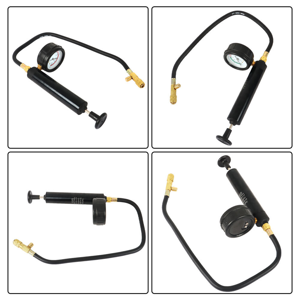 Head Gasket Leak Detector 14Pcs Coolant Radiator Pressure Tester Cooling System eBay