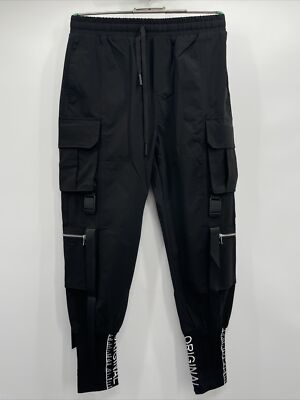 Aelfric Eden Men's Black Joggers Pants Multi-Pockets Outdoor