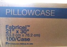 1 NEW TIDI FABRICEL PILLOWCASE 21" X 30" 100/CASE NIB ***MAKE OFFER***