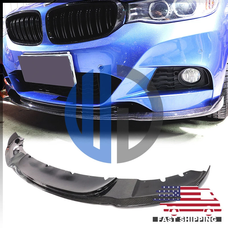 For 2014 2015 2016 2017 2018 BMW F34 M Sport HM Style Carbon Front Lip — 第 2/4 张图片