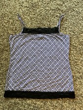 Maurices Cami XL Purple/Black VGUC