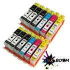 12 Ink Cartridge replace for Hp 564Xl Deskjet D5445 C510a C6380 7520 B8550