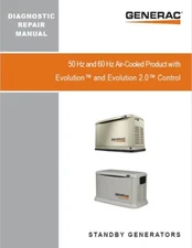 Generac Diagnostic Repair Manual Air-Cooled Evolution 1.0/2.0/WiFi