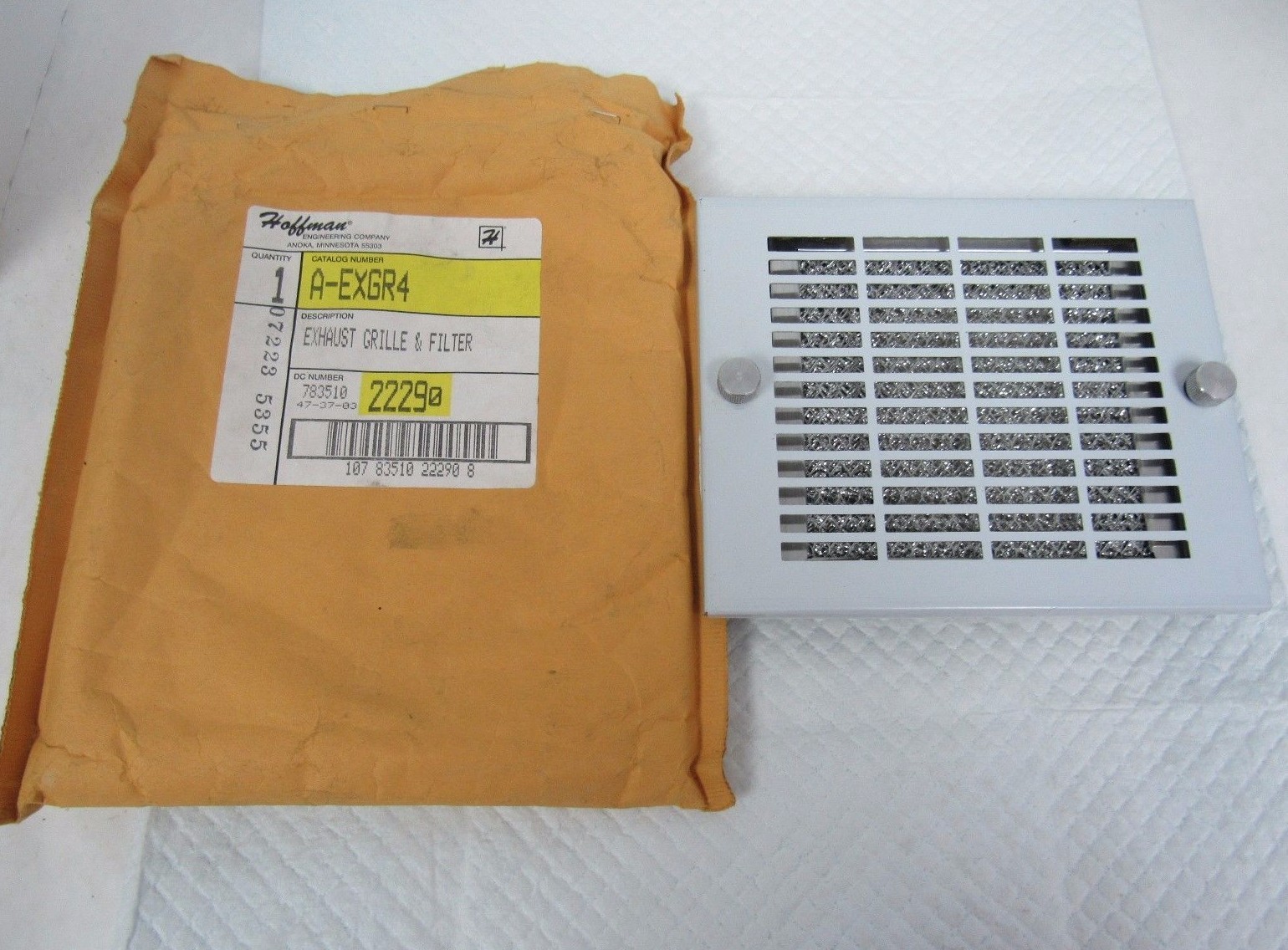 HOFFMAN EXHAUST GRILLE & FILTER 22290 STAINLESS STEEL eBay