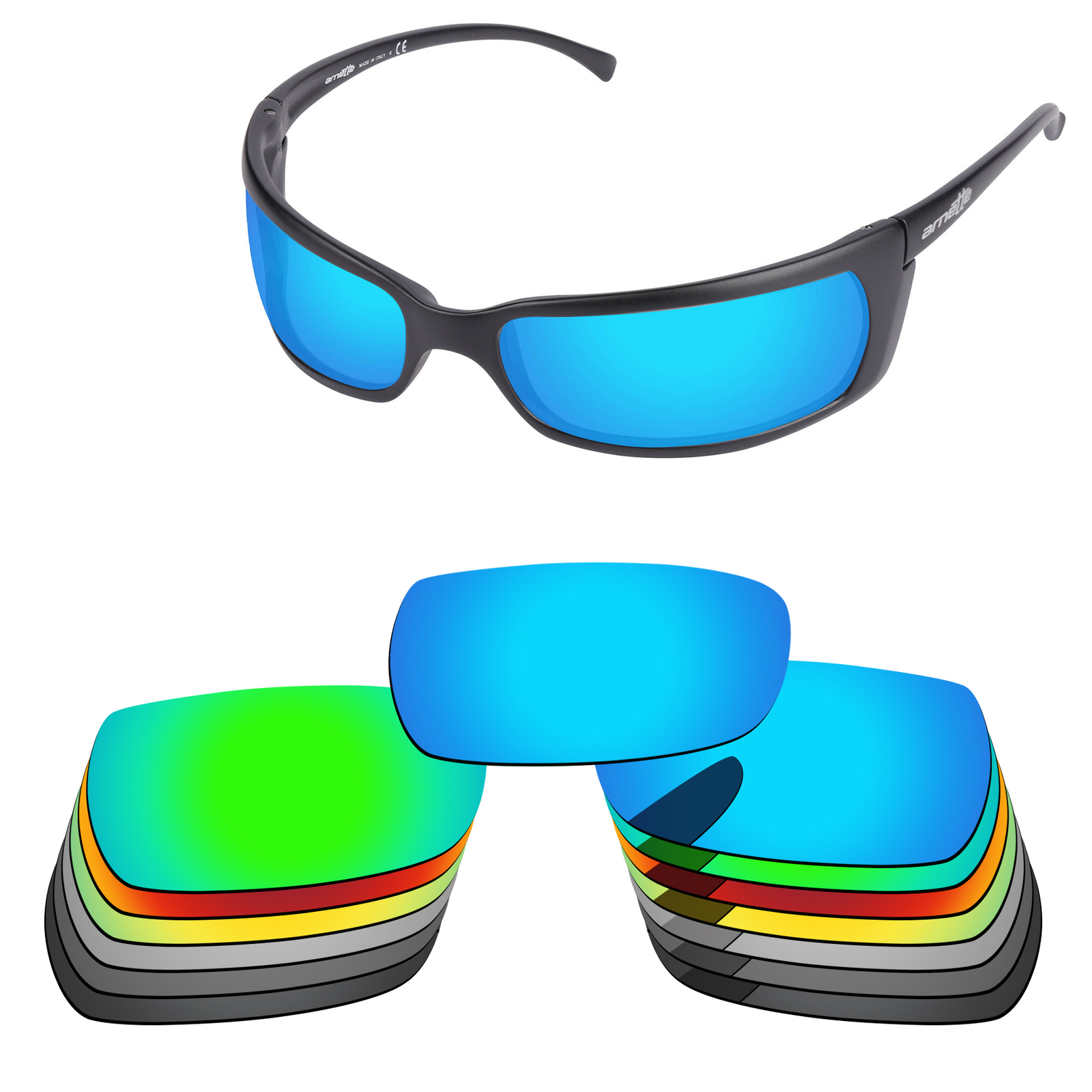 Replacement Lenses Arnette Reserve PapaViva Polarized