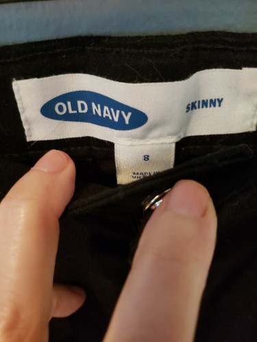Old Navy Girls Black Pants- Uniform NWT Size 8 - Picture 4 of 5
