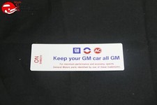70 Oldsmobile Ram-air Keep Your Gm All Gm Air Cleaner Decal