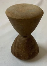 vintage wood AFRICAN GRINDER four inches high