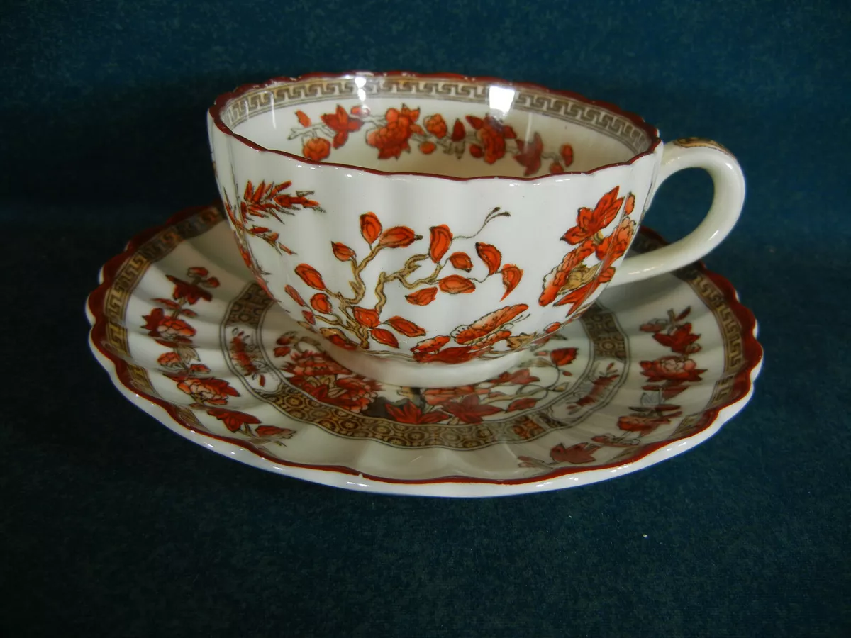 Copeland Spode Indian India Tree Tea Cup and Saucer Set s