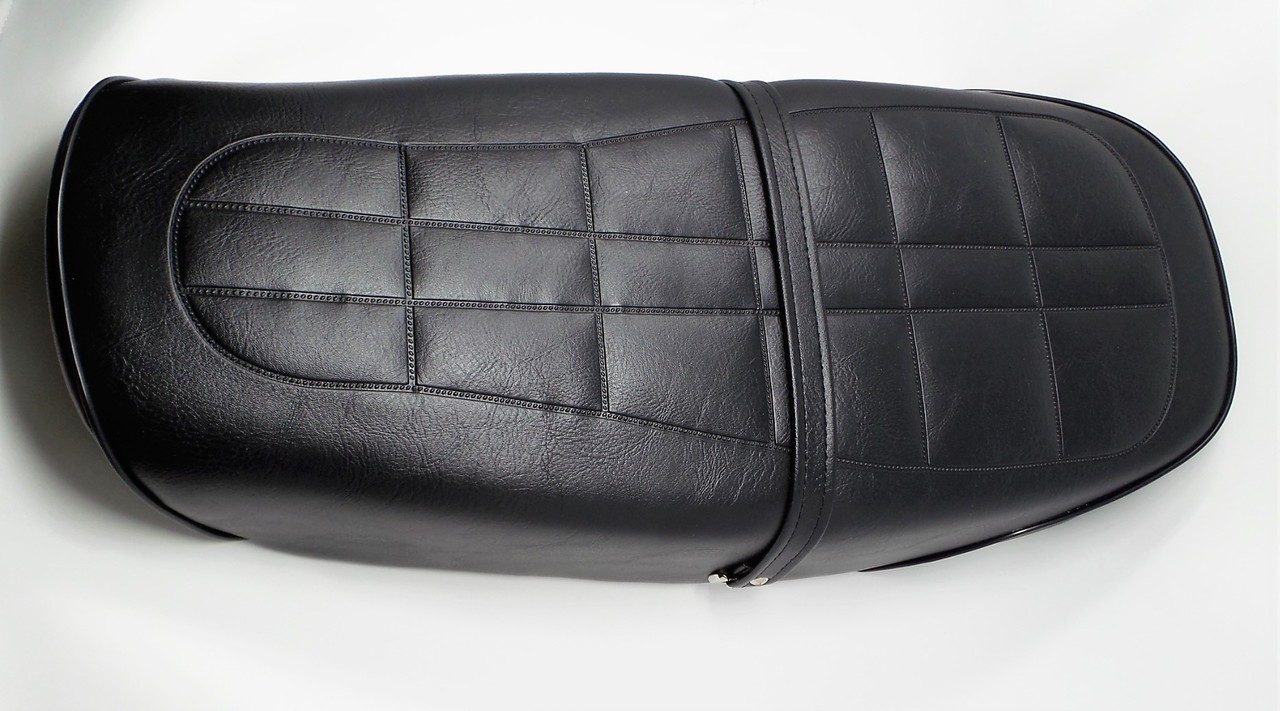 Selle look Z1 pour Kawasaki Z900 KZ1000 remplace assise usée avec sangle