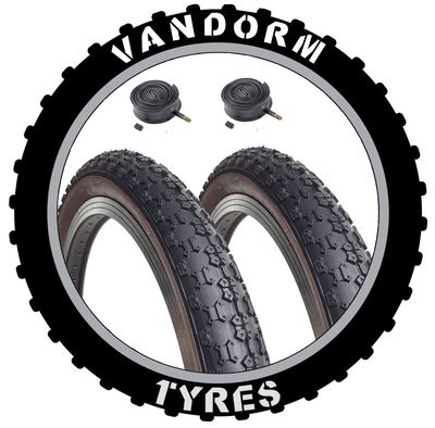 Vandorm Comp 3 20'' x 1.75'' 1.95'' 2.125'' Dark Amber Wall Retro BMX Reifen Schlauch Angebot