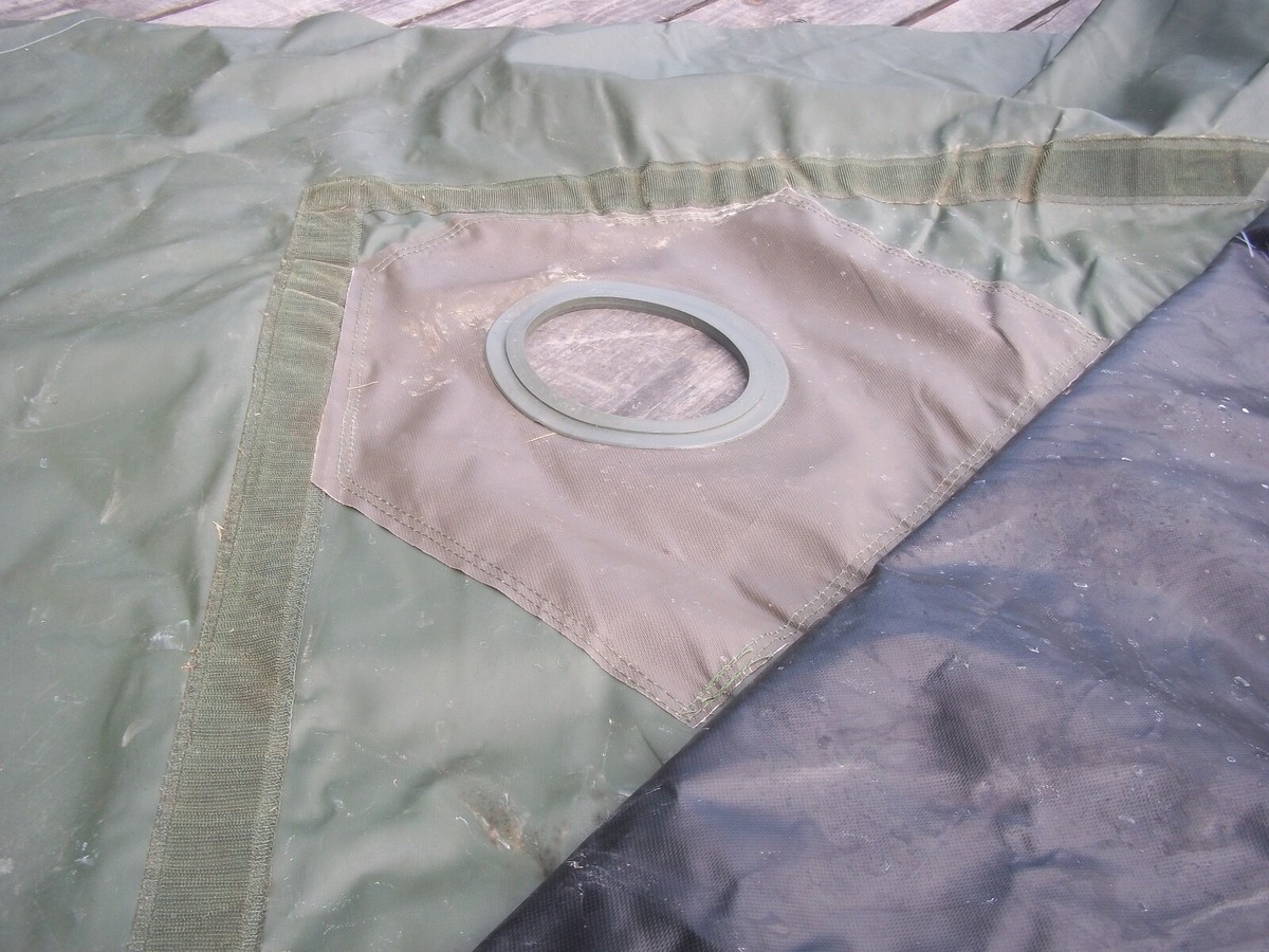MILITARY SURPLUS TENT WOOD STOVE JACK RING - 5 BY 6 INCHES VINYL CANVAS US  ARMY | eBay