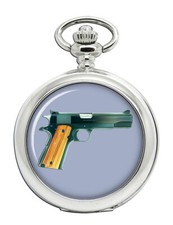 Colt M1911 Pistol Pocket Watch