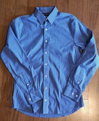 NICK GRAHAM New York London Everywhere Stretch Modern Fit 14.5-15, 34-35 S Shirt
