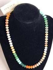 New MacRae & Co. Beaded Love Necklace with Natural Stone Beads