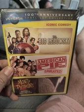The Big Lebowski, American Pie Unrated, Monty Python's (DVD) BRAND NEW  Sealed 