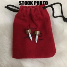 NEW CHRISTIAN LOUBOUTIN HEEL TAPS Tip Replacement Beige 8 mm x 9mm