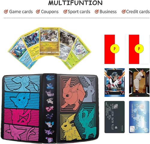 Pokemon Trading Cards Album Folder 400/900 Pockets Card Binder Holder XMAS Gift - Picture 43 of 116