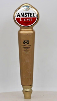 Rare Amstel Light Imported Premium Since 1870 Gold Tap handle Beer Draft Marker