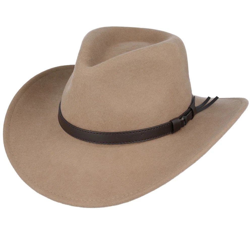 Cowboy Hat Crushable 100% Wool Felt Western Cowboy Hat Handmade Premium Quality
Opens in a new windo