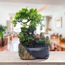 Fontana da camera soggiorno cascata fontana da tavolo scrivania bonsai ornamenti DE