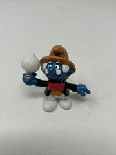 FIGURINE SCHTROUMPF SCHLEICH peyo SMURF 20504 HISTORIQUE THOMAS EDISON EUR 48,00 - FR