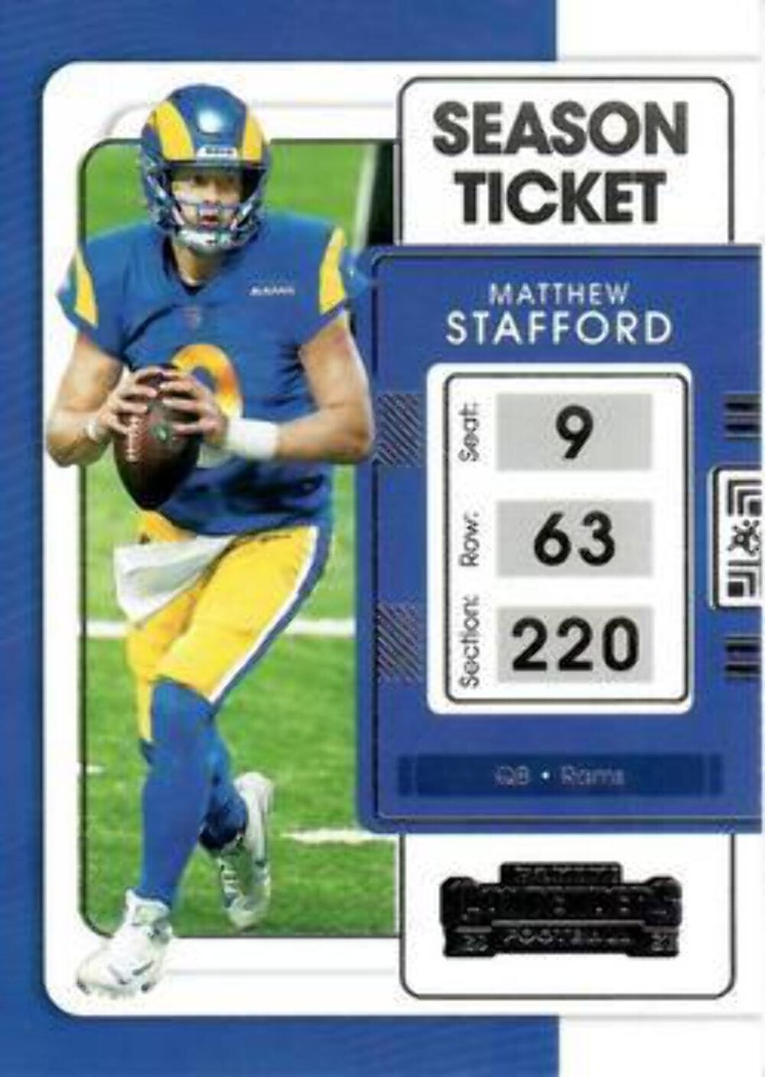 54 Matthew Stafford - Los Angeles Rams - 2021 Panini Contenders