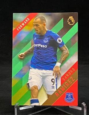 2017-18 Topps Premier League Gold Green #51 Sandro Ramirez Everton