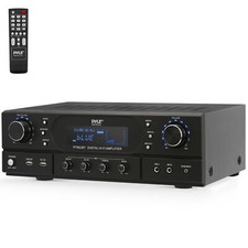 Pyle 500W 2-Channel Home Theater Amplifier Receiver - Bluetooth 5.3 - Wireles...