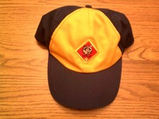 Vintage Boy Scouts of America BSA M/L Wolf Cub Scout Blue Hat Cap Adjustable