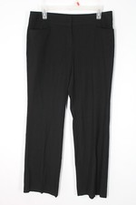 Talbots 8P Black Poly Viscose Signature Dress Career Straight Leg Pants