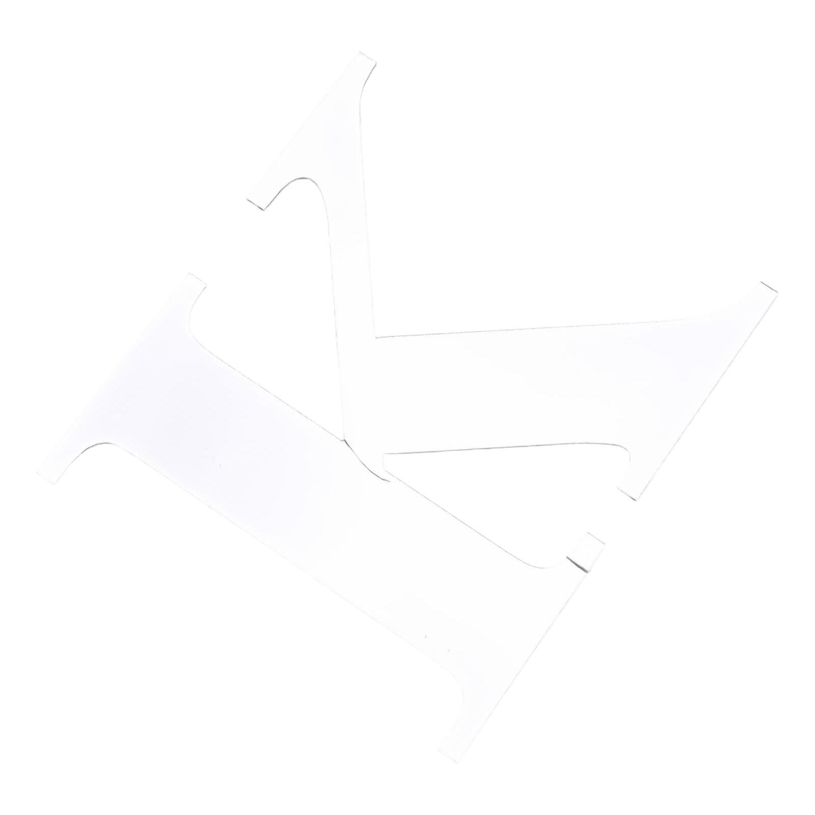 Elegant DIY Acrylic Mirror Wall Stickers 26 English Letters Decor Mural