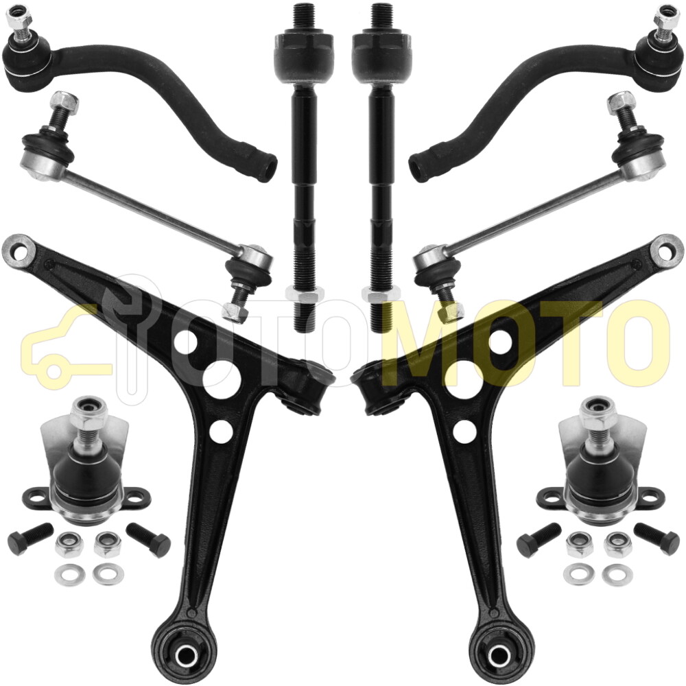 Kit triangle bras de suspension avant 10 pcs pour VW Sharan, Ford Galaxy et Seat Alhambra