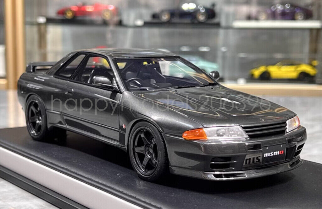 MH 1:18 Gray Skyling GTR R32 Nismo Sport Diecast Resin Model Collection New in Box