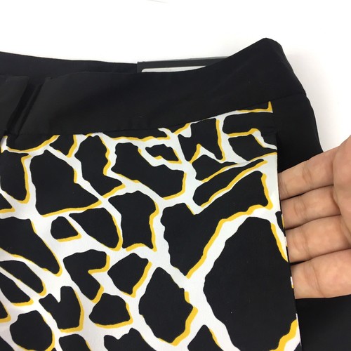 Abito pantaloncino donna Worthington 8 nuovo con etichette slim fit stampa animalier giraffa nero bianco - Foto 2 di 10