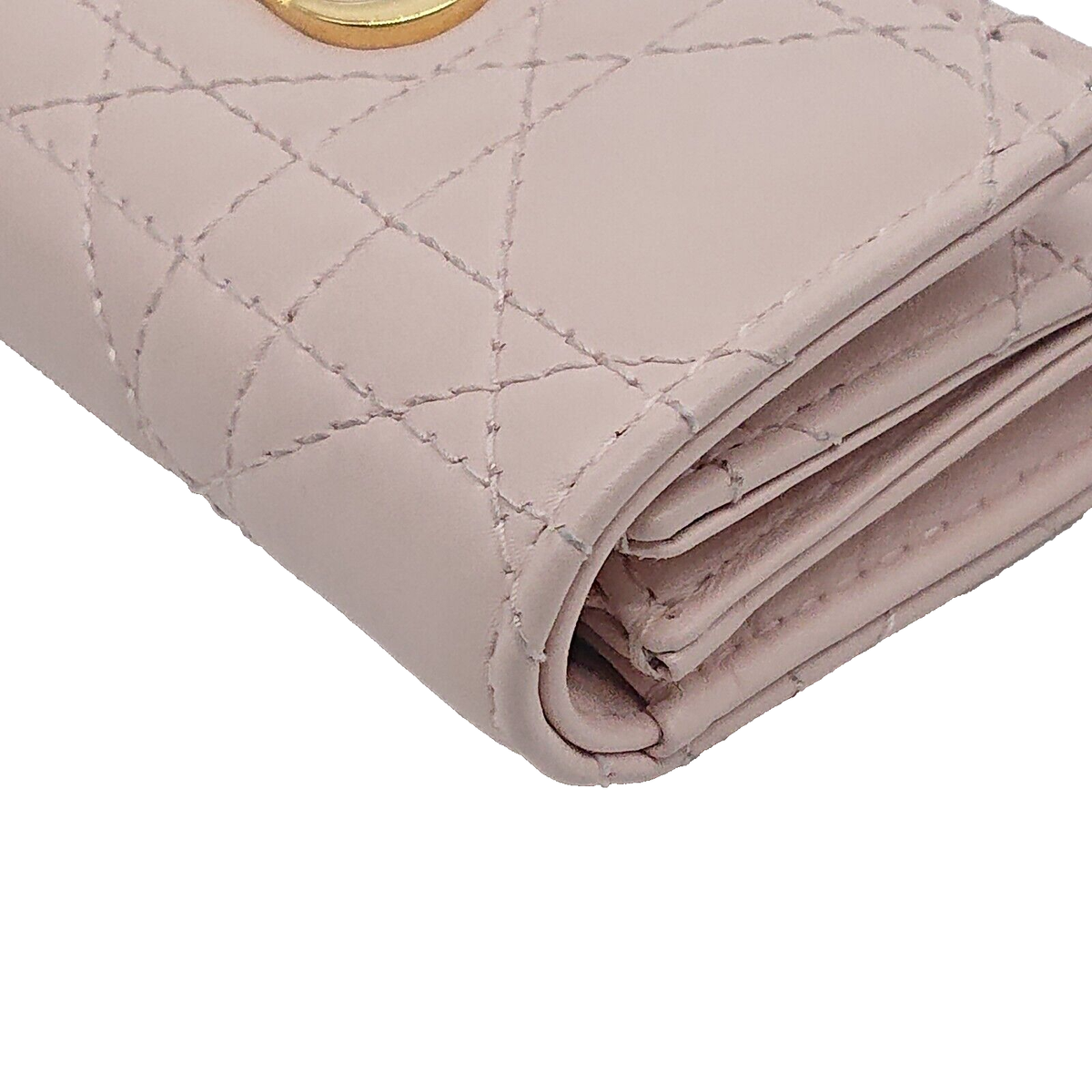 【Dior】上品♪Jolie Glycine ウォレット ピンク コンパクトで可愛い♪【Dior】《Dior Jolie Glycine》ウォレット