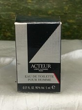 Acteur Pour Homme di Loris Azzaro 5ml EDT Mini Splash Vintage (nuovo con scatola)