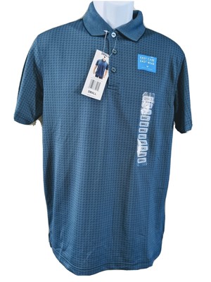 Haggar Cool 18 Pro Mens Polo Shirt Short Sleeve SMALL NWT | eBay